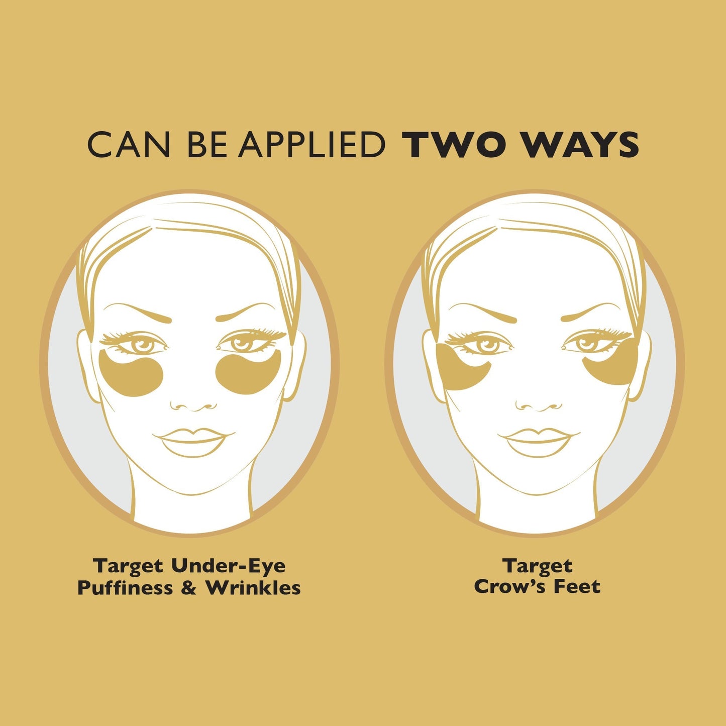 24K Gold Pure Luxury Lift & Firm Hydra-Gel Eye Patches|30 pairs